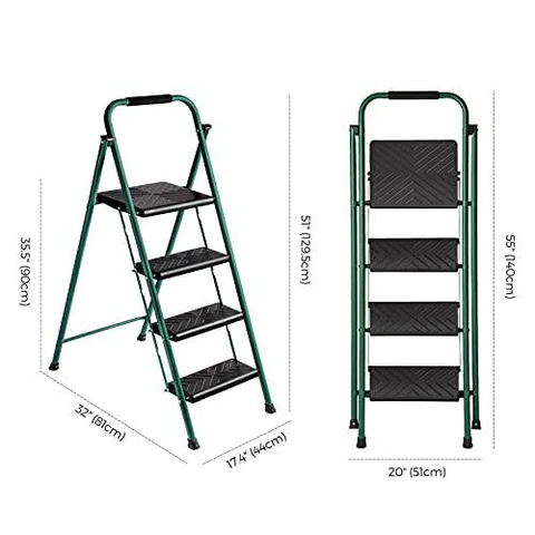 How many steps for step ladder are suitable for domestic use What do you know