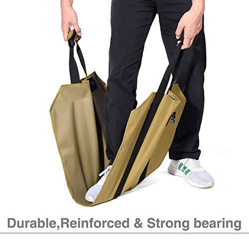 Syntrific Canvas Fireplace Carrier Log Tote Bag Indoor 40"x19" Firewood Totes Holders Fire Wood Carriers Carrying for Outdoor Waxed Durable Wood Tote Fireplace Stove Accessories - delxousa
