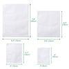 Delxo 400Pcs 4 Size Biodegradable Non-Woven Nursery Bags Plant Grow Bags Fabric Seedling Bags Home Garden Supply - delxousa