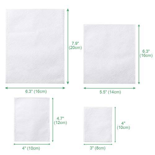 Delxo 400Pcs 4 Size Biodegradable Non-Woven Nursery Bags Plant Grow Bags Fabric Seedling Bags Home Garden Supply - delxousa