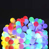 DELXO Globe String Lights with Remote, 50 LED Fairy Lights for Bedroom, Room Twinkle Lights, 8 Modes, Battery Power, Waterproof Decorative Lights for Outdoor Indoor Patio Christmas Party, Color - delxousa