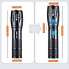DELXO Flashlights High Lumens, Tactical Flash Light 2 Pack, LED Handheld Flashlights With 5 Modes, Zoomable, Water Resistant, EDC Flashlight for Camping, Outdoor, Emergency, Hiking, Survival - delxousa