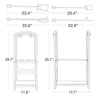 Syntrific Fireplace Log Rack with 4 Fireplace Tools Fireplace Log Holder for Indoor and Outdoor Heavy Duty Steel Black Fireplace Log Rack Wrought Iron Logs Bin Holder for Fireplace Tool Set - delxousa