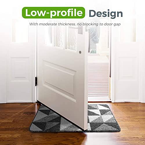 Delxo Indoor Door Mat,20”x32” Non Slip Absorbent Dirt Doormat for