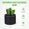 Delxo 20-Pack 1 Gallon Grow Bags Heavy Duty Aeration Fabric Pots Thickened Nonwoven Fabric Pots Plant Grow Bags - delxousa