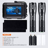 DELXO Flashlights High Lumens, Tactical Flash Light 2 Pack, LED Handheld Flashlights With 5 Modes, Zoomable, Water Resistant, EDC Flashlight for Camping, Outdoor, Emergency, Hiking, Survival - delxousa
