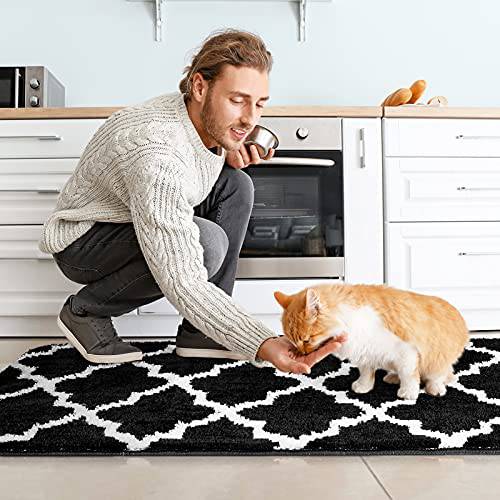 Delxo Kitchen Mats Set 2 Pieces Super Absorbent Microfiber Kitchen Rugs  Machine Washable Non Slip Kitchen Floor Mat for