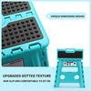 Delxo Folding Step Stool,Non-Slip Stool 13 inch Height Premium Heavy Duty Foldable Stool for Kids and Adults,Kitchen Garden Bathroom Stepping Stool 1 Pack in Light Blue,2021 Upgrade Dotted Texture - delxousa