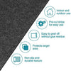 Delxo 14 Pack Non Slip Carpet Stair Treads Rug Non Skid Runner for Grip and Beauty. Safety Slip Resistant for Kids, Elders, and Dogs,Pre Applied Adhesive .6''x30'' (Grey) - delxousa