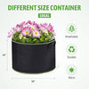 Delxo 20-Pack 10 Gallon Grow Bags Heavy Duty Aeration Fabric Pots Thickened Nonwoven Fabric Pots Plant Grow Bags with Handles - delxousa