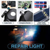 Delxo Patriot Flashlight, Handheld Solar Powered Tactical Flashlights Cell Phone Charger, USB Rechargeable Waterproof Car LED Flash Light with 18650 Battery, Multi Function for Emergency - delxousa