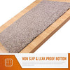 Delxo Doormat 24''x36''Absorbs Mud Magic Doormat No Odor Durable Anti-Slip Rubber Back Low-Profile Entrance Door Mat Large Cotton Shoe Scraper Pet Mat Machine Washable in Beige - delxousa