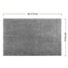 Delxo Chenille Gray Door mat Indoor, 30"X47"Extra Large,Soft and Water Absorbent Doormats,Machine Wash and Dry Able,Low-Profile Indoor Rug for Entryway,Back Door,Entrance,Mud Room,High Traffic Areas - delxousa