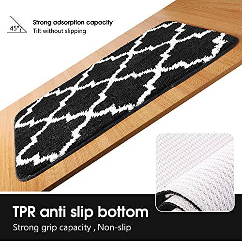 Hot Sale Practical 4 Pcs/Lot Silicone Ruggies Rug Carpet Mat Grippers Non  Slip Grip Corners Pad Reusable Washable Bathroom Kitchen Mats Home Decor  Decoration Living (Color: Black) [NF]