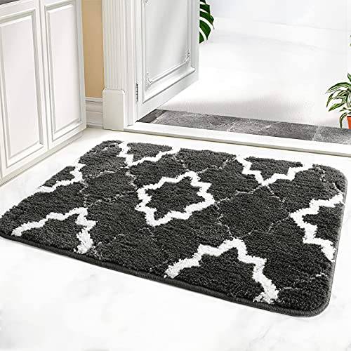 Delxo Indoor Door Mat，20X32 Super Water Absorbent Door Mats, Quatref