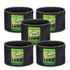 Delxo 10 Pack 15 Gallon Grow Bags Heavy Duty Aeration Fabric Pots Thickened Nonwoven Fabric Pots Plant Grow Bags with Handles - delxousa
