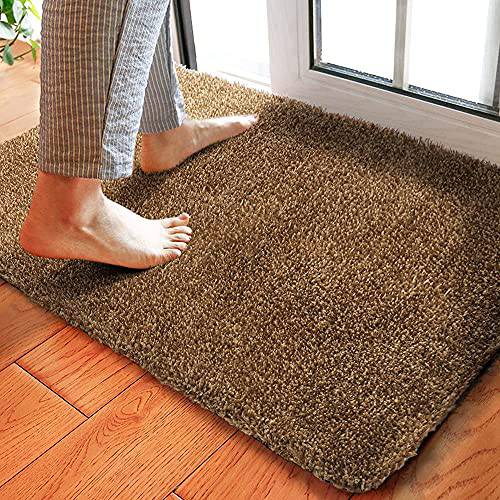 Washable Doormat Rug | Fade-Resistant | Winter Woods Monogram Doormat | Ruggable