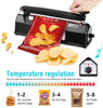 Delxo 8 inch 12 inch 16 inch Impulse Bag Sealer Poly Bag Sealing Machine Heat Seal Closer with Repair Kit in Orange Blue Black - Delxo