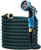 Delxo Expandable Garden Hose Nozzle 50 ft ,9 Functions Retractable and Flexible Garden Hose Reel Misters for Outside - Delxo